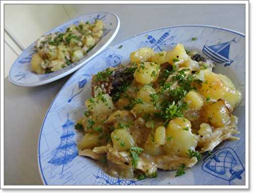 Ragout de poulet aux pommes de terre 