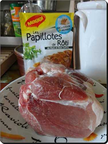 Rôti de porc en papillote MAGGI au thym et fines herbes