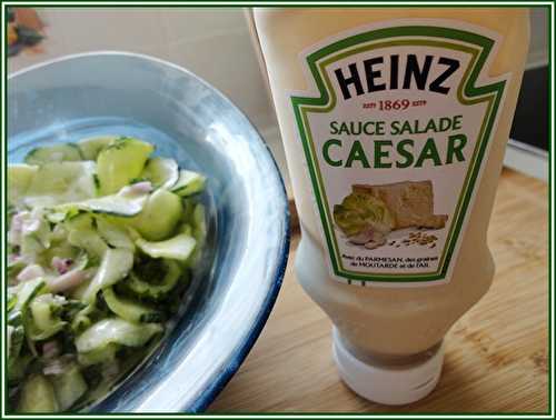 Sauce Caesar et concombre
