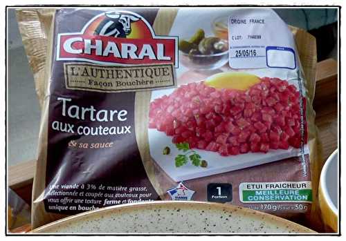 Tartare aux couteaux de chez CHARAL