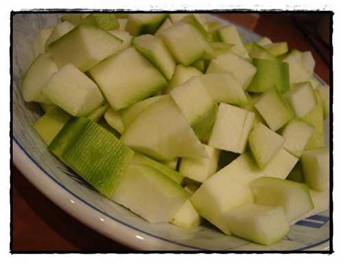 Tarte à la courgette sucrée