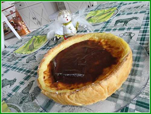 Tarte au flan et Mistelle de Marange