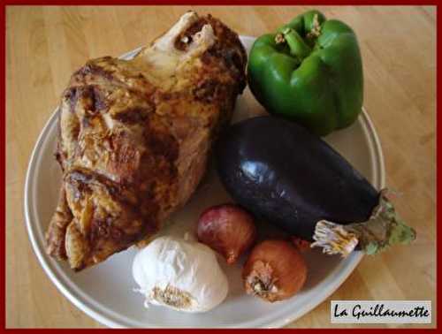 Tarte aux légumes et blancs de poulet