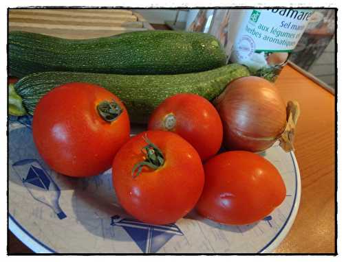 Tian de courgettes et tomates