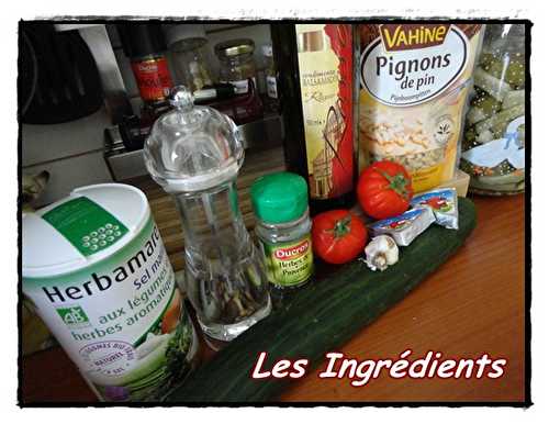 Verrine de concombre et tomate 