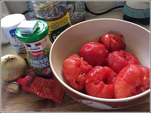 Velouté de tomates fraîches version avec Thermomix
