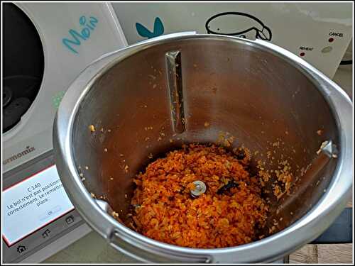 Velouté de riz à la carotte version avec Thermomix