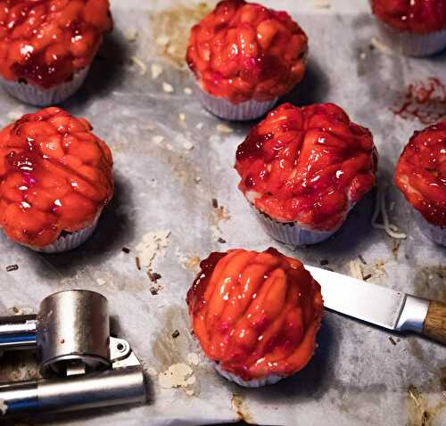 Muffins cervelles d’Halloween