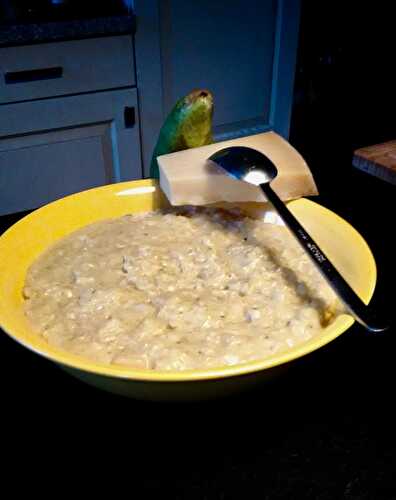 Risotto poires et gorgonzola