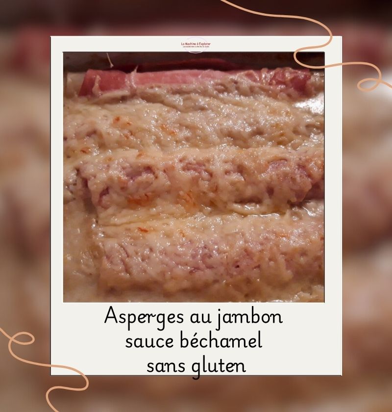 Asperges au jambon en gratin