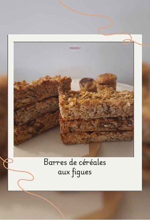 Barres de céréales aux figues