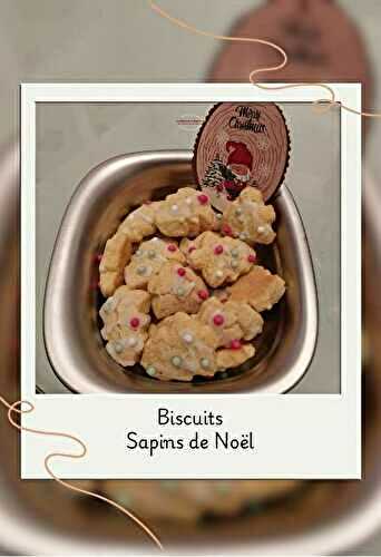Biscuits Sapins de Noël
