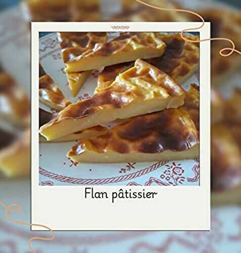 Flan pâtissier impérial sans gluten