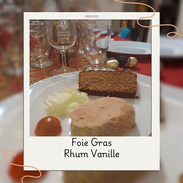 Foie gras rhum vanille