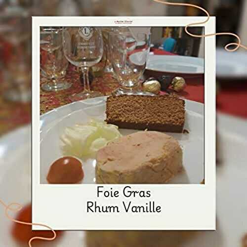 Foie gras rhum vanille