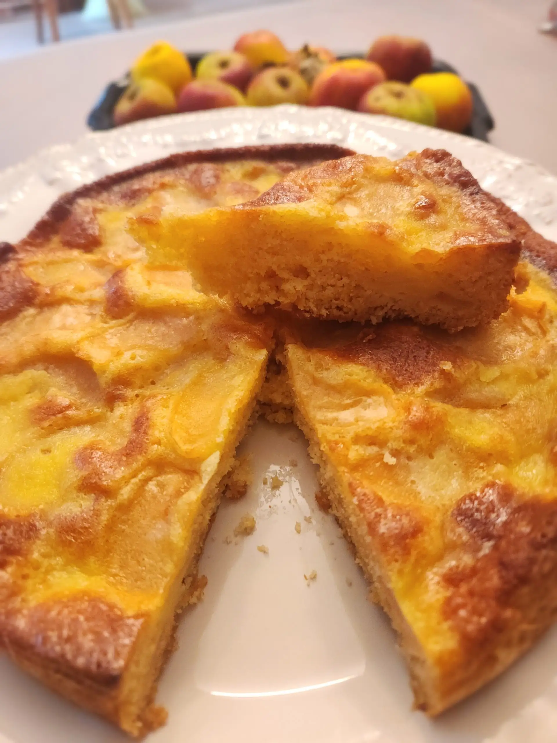 Gâteau aux pommes fondant (avec robot multifonction)