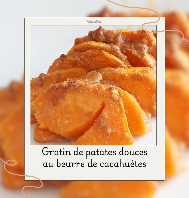 Patates douces au beurre de cacahuètes