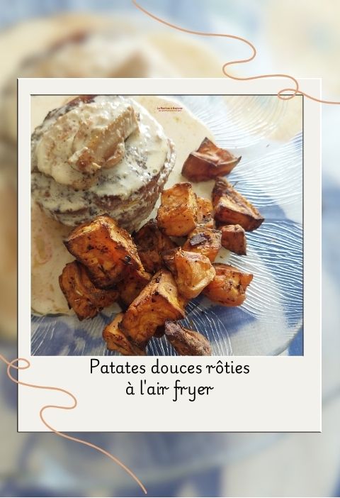 Patates douces rôties à l'air fryer