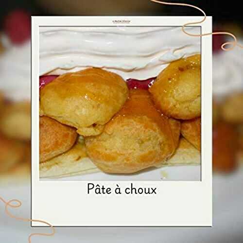 Pâte à choux sucrée