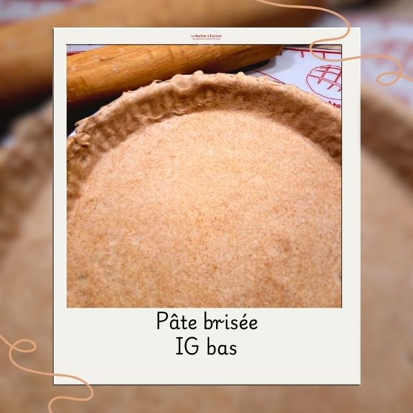 Pâte à tarte IG bas