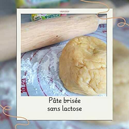 Pâte brisée express sans beurre