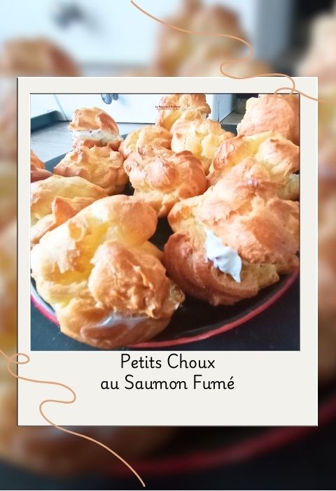 Petits choux au saumon fumé au robot multifonction Elsay