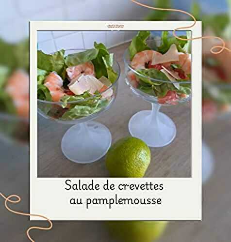 Salade de crevettes au pamplemousse