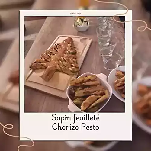Sapin feuilleté Chorizo Pesto