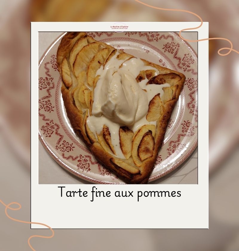 Tarte fine aux pommes individuelles