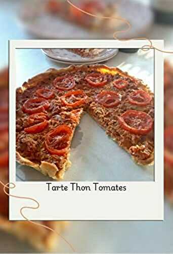 Tarte thon tomates