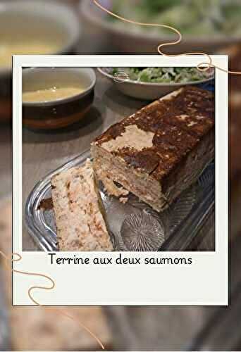 Terrine aux deux saumons