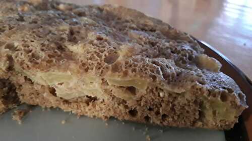 Gâteau aux pommes sans balance au micro-ondes IG bas