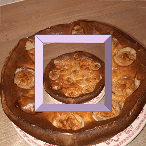 Gâteau fondant aux pommes