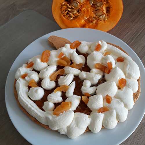 Pavlova d'halloween au potimarron