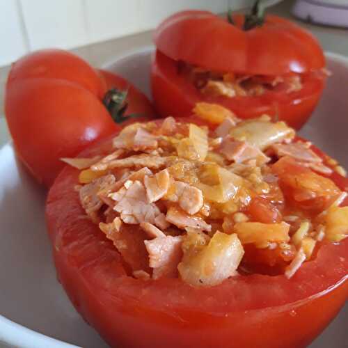 Tomates farcies au jambon