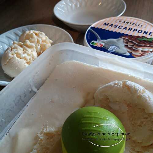 Crème glacée mascarpone