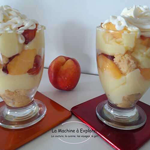 Trifle aux nectarines