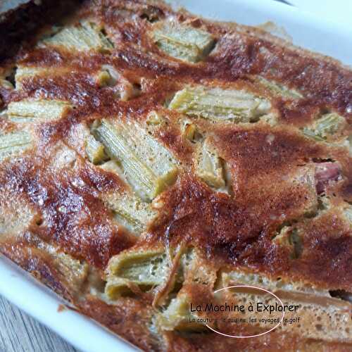 Clafoutis à la rhubarbe IG bas