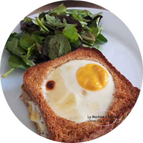 Croque-Madame Saumon Oeuf