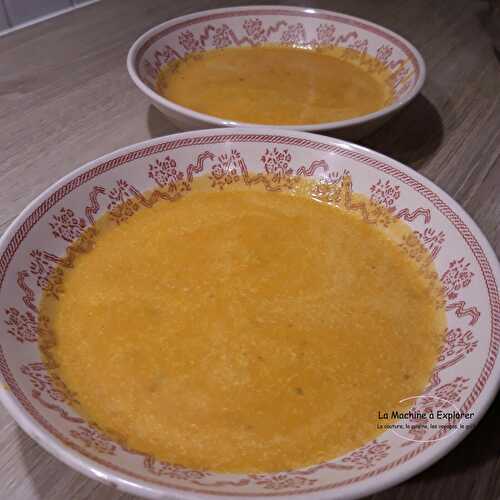 Crème de potimarron au curcuma