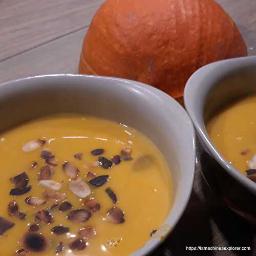 Soupe de Potimarron aux amandes