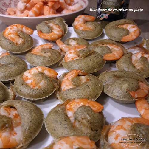 Bouchons de crevettes au pesto