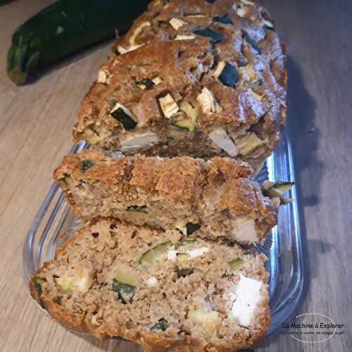 Cake courgettes féta