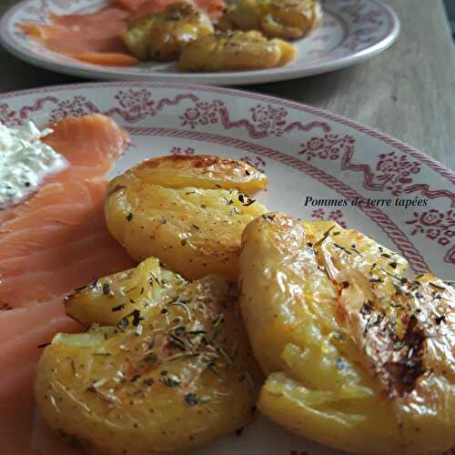 Pommes de terre tapées aux herbes de Provence