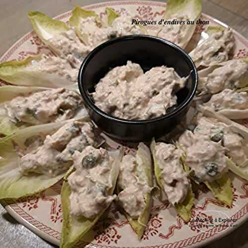 Pirogues d'endives au thon