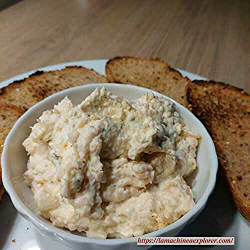 Rillettes de saumon aux oeufs durs