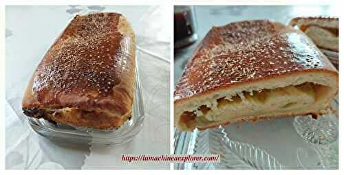 Brioche roulée à la rhubarbe