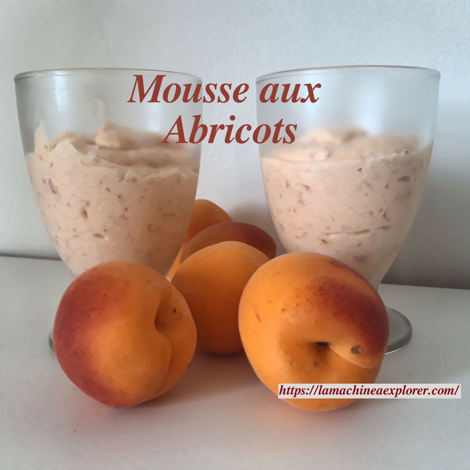 Mousse aux abricots à la ricotta