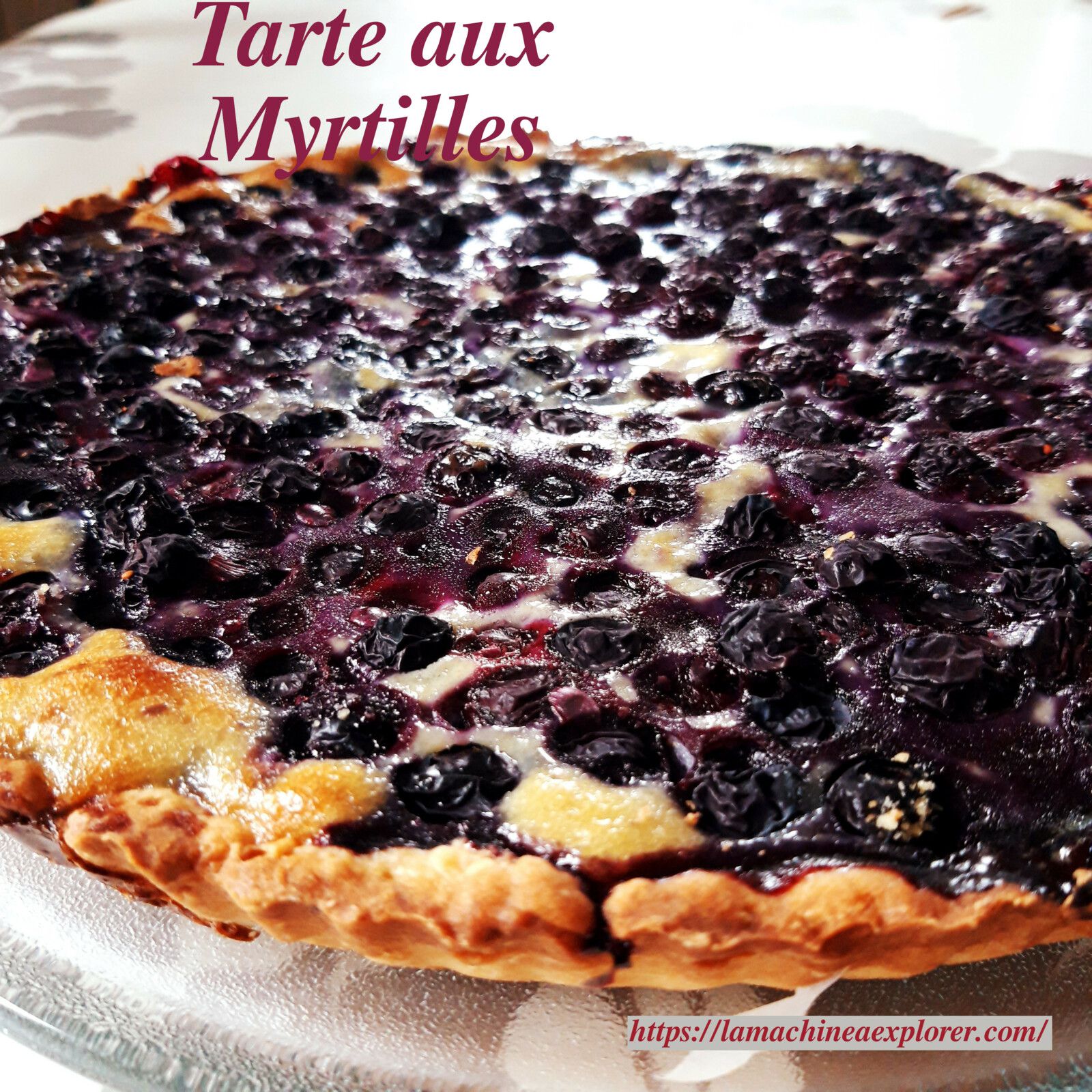 Tarte aux myrtilles