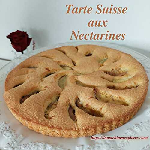 Tarte suisse aux nectarines